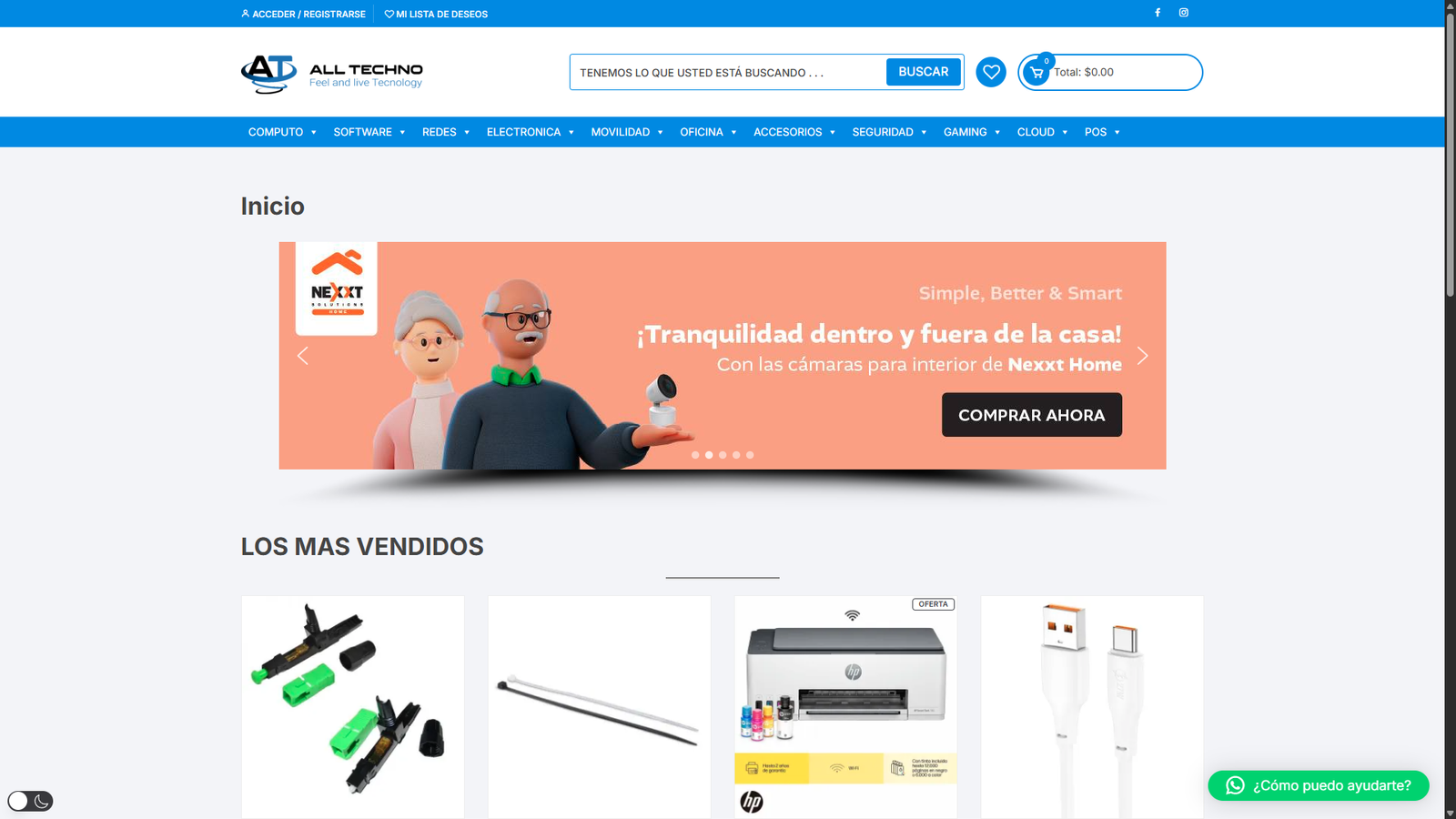 AllTechnoec Store - E-commerce Ecuador Tecnología - Páginas Web Profesionales